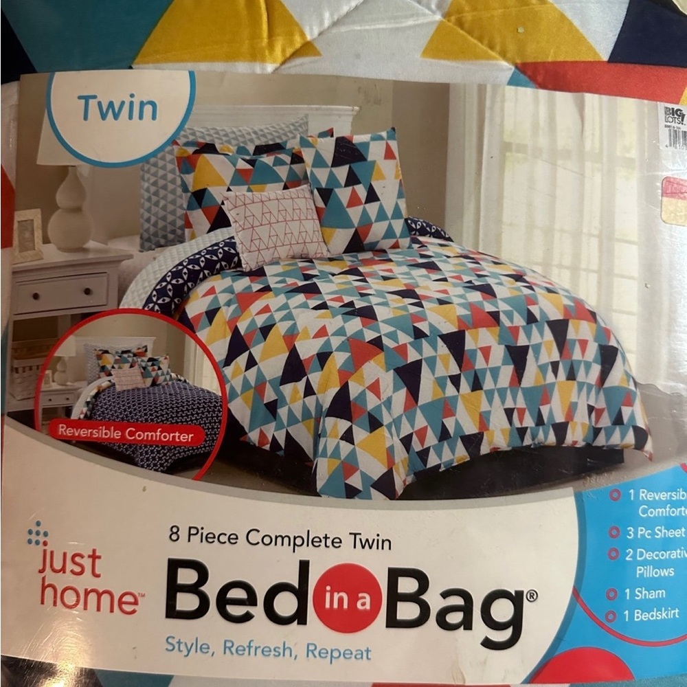 Multicolor Bed in a Bag - Twin and full size available